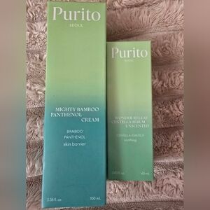 Mighty Bamboo Panthenol Cream and Wonder Relief Centella Serum Set